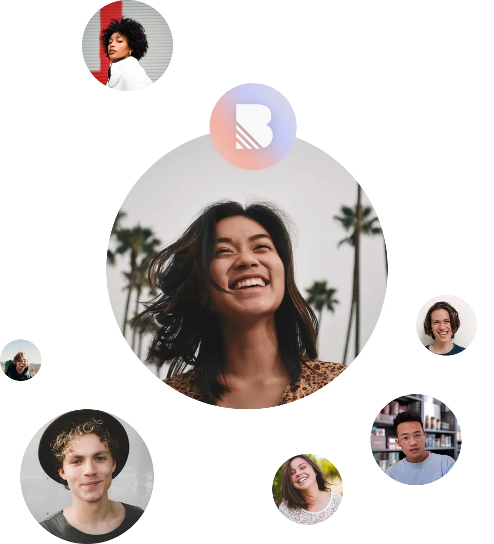 Fans around a creator, all connected through one inbox